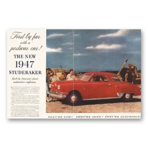 1946 Studebaker Print Ad | First By Far Postwar Car