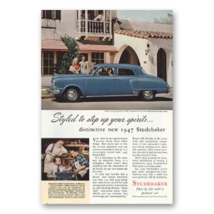 1946 Studebaker Commander Print Ad | Step Up