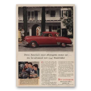 1946 Studebaker Commander Print Ad | Most Photogenic
