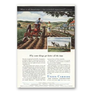1947 Union Carbide Print Ad | Some Things