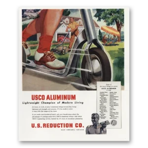 1947 US Reduction Print Ad | Scooter Lightweight