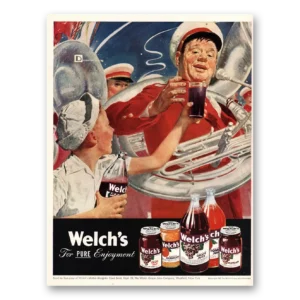 1947 Welch's Grape Juice Print Ad | Pure Enjoyment