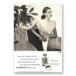 1947 English Lavender Print Ad | So Young