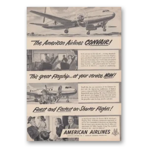 1948 American Airlines Print Ad | Convair
