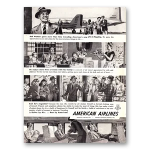 1948 American Airlines Print Ad | Bob Watson