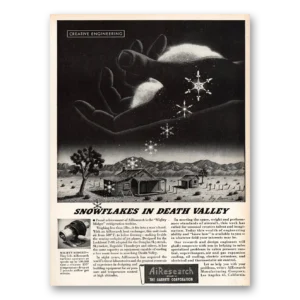 1948 Garrett AiResearch Print Ad | Death Valley