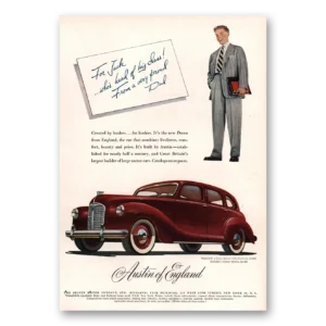 1948 Austin Motor Company Print Ad | For Jack