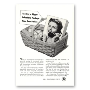 1948 Bell Telephone Print Ad | Bigger Package