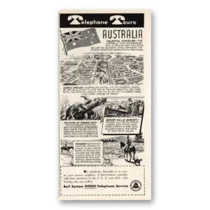 1948 Bell Telephone Print Ad | Tours Australia