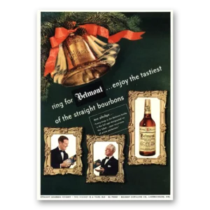1948 Belmont Whiskey Print Ad | Ring Belmont