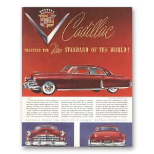 1948 Cadillac Print Ad | New Standard