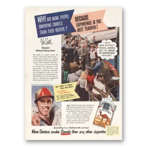 1948 Camel Cigarettes Print Ad | Vic Scott