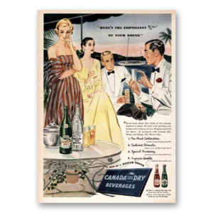 1948 Canada Dry Print Ad | Important