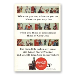 1948 Coca Cola Print Ad | Whoever