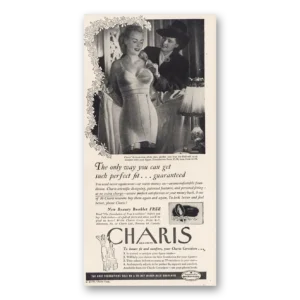 1948 Charis Foundation Garments Print Ad | Perfect Fit