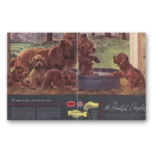 1948 Chrysler Print Ad | We Aim