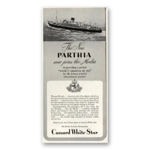 1948 White Star Line Print Ad | Partha