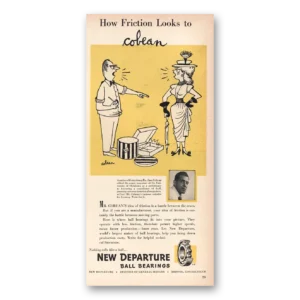 1948 New Departure Ball Bearings Print Ad | Cobean