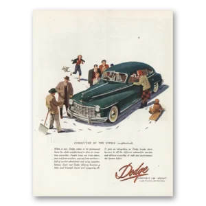 1948 Dodge Print Ad | Committee Of The Whole