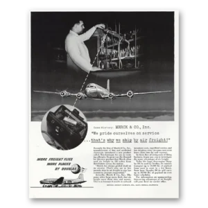 1948 Douglas Air Freight Print Ad | Case History
