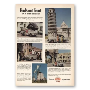 1948 Ford Print Ad | Fords Out Front