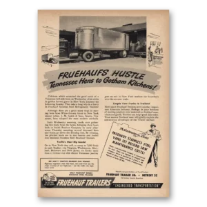 1948 Fruehauf Trailer Print Ad | Hustle Tennessee