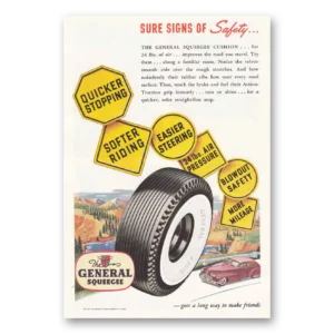 1948 General Tire Print Ad | General Squeegee