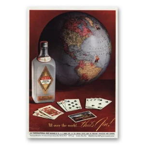 1948 Gilbeys Gin Print Ad | World