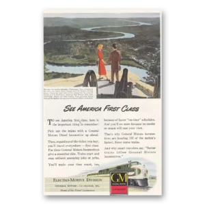 1948 GM Electro Motive Print Ad | First Class