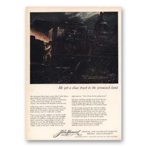 1948 John Hancock Insurance Print Ad | Promised Land