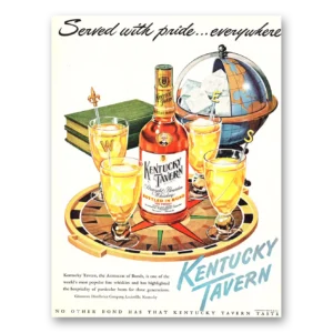 1948 Kentucky Tavern Whiskey Print Ad | Pride Everywhere