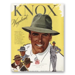 1948 Knox Hats Print Ad | Vagabond