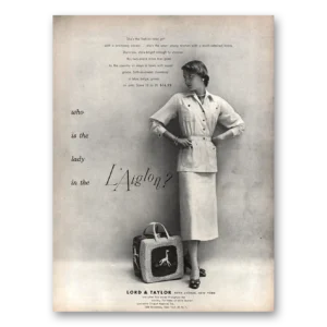 1948 Lord & Taylor Print Ad | Lady Laiglon