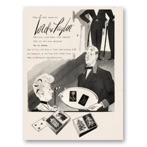 1948 Lord & Taylor Print Ad | Cards Identify