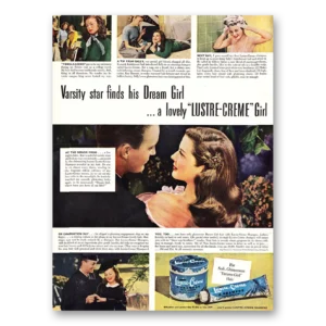 1948 Lustre Creme Shampoo Print Ad | Dream Girl