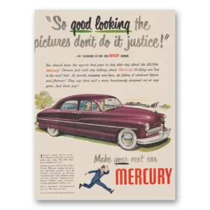 1948 Mercury Print Ad | Do It Justice