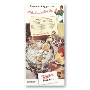 1948 Miller Beer Print Ad | Good Taste