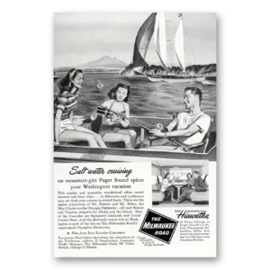 1948 Milwaukee Road Print Ad | Puget Sound