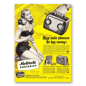 1948 Motorola Radio Print Ad | Radio Pleasure