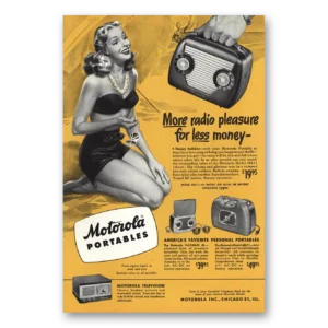 1948 Motorola Radio Print Ad | Radio Pleasure