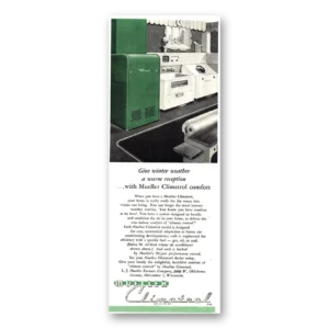 1948 Mueller Clilmatrol Print Ad | Warm Reception