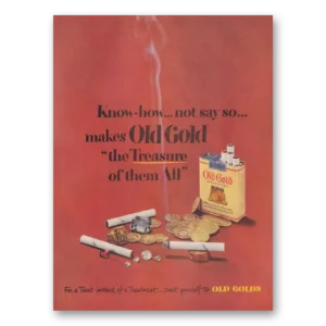 1948 Old Gold Cigarettes Print Ad | Know How