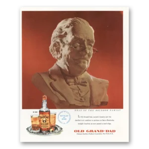 1948 Old Grand-Dad Bourbon Whiskey Print Ad | Natures Bounty