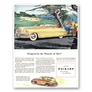 1948 Packard Station Sedan Print Ad | Wizards Ahs