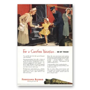 1948 Pennsylvania Railroad Print Ad | Little Lady