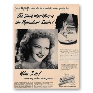 1948 Pepsodent Print Ad | Joan Hyldoft