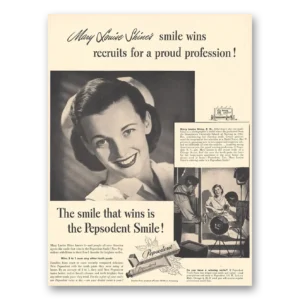 1948 Pepsodent Print Ad | Mary Louise
