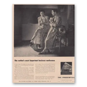 1948 Prudential Insurance Print Ad | Conference