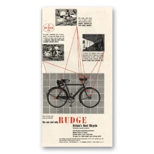 1948 Rudge Bicycles Print Ad | Best Bicycle