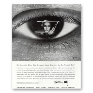 1948 Sarra Television Commercials Print Ad | Naked Eye